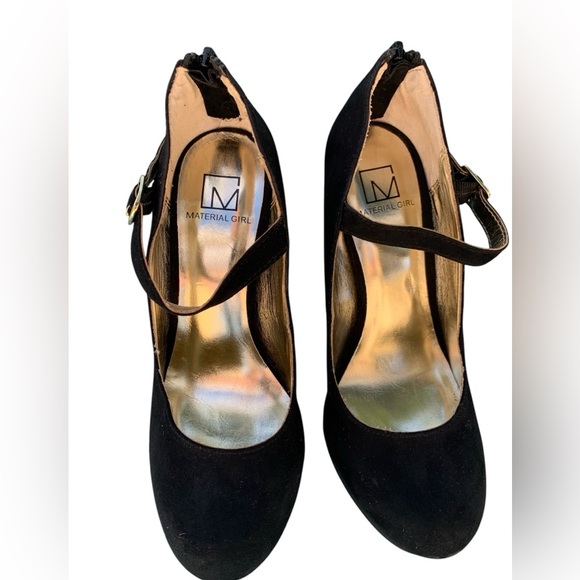 Black Material Girl Heels - Picture 5 of 11